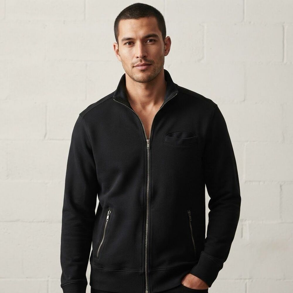 Converse cotton blend full zip jacket